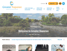 Tablet Screenshot of greaternapanee.com